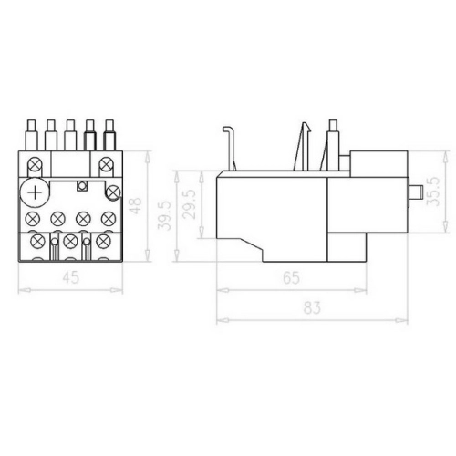 Tepelné nadproudové relé Ir=6-10A EATON ZB12-10 278440 (obrázek 3)