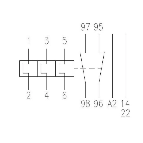 Tepelné nadproudové relé Ir=6-10A EATON ZB12-10 278440 (obrázek 4)