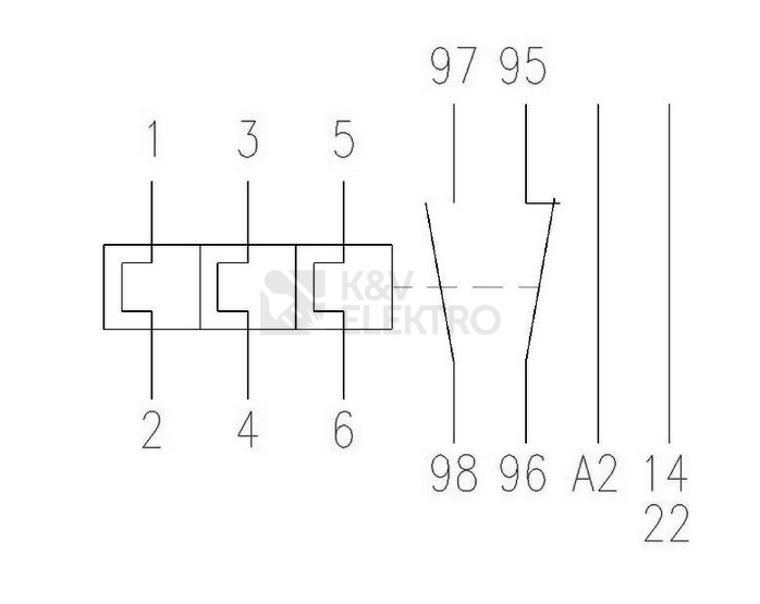 Obrázek produktu Tepelné nadproudové relé Ir=6-10A EATON ZB12-10 278440 2