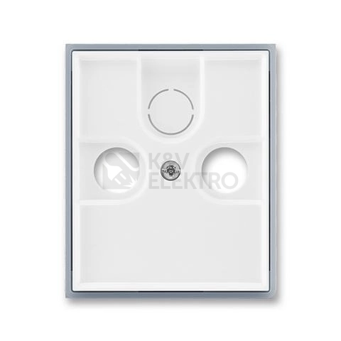 Obrázek produktu ABB Element kryt zásuvky televizní bílá/ledová šedá 5011E-A00300 04 0