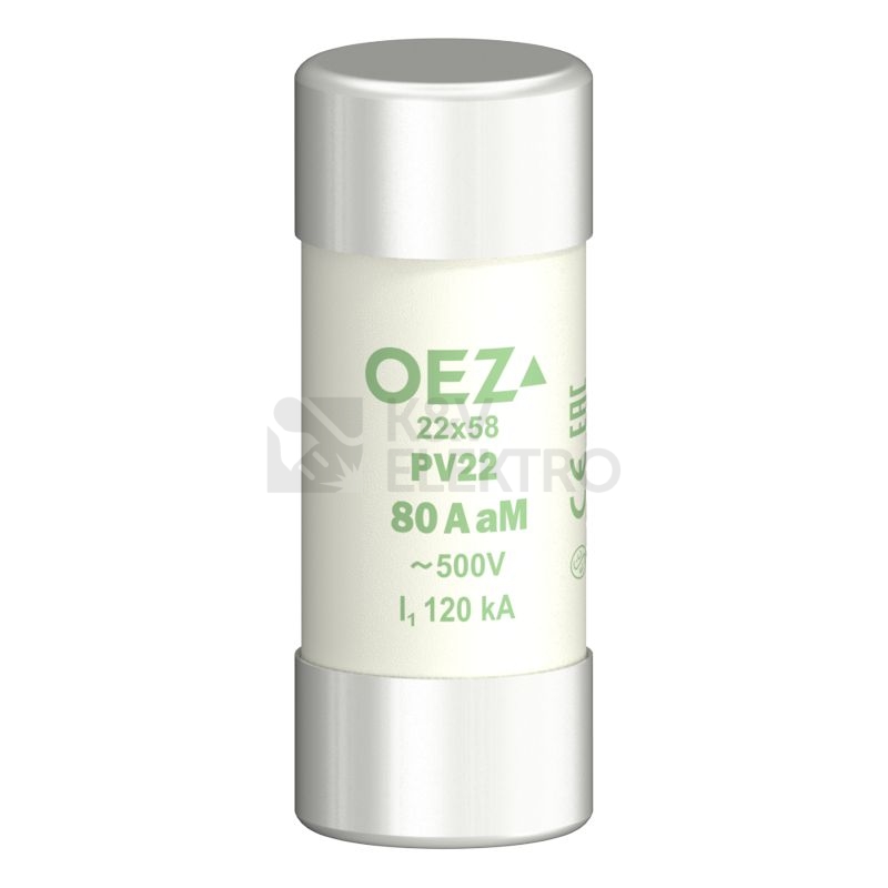 Obrázek produktu Pojistka válcová OEZ PV22 80A aM 0