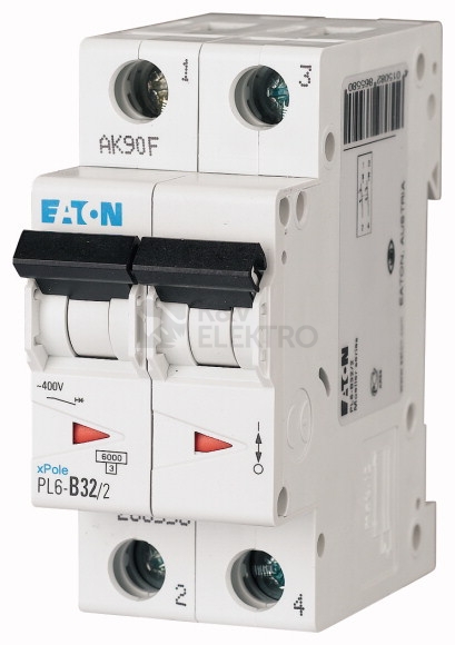 Obrázek produktu Jistič Eaton PL6-C32/2 32A 0