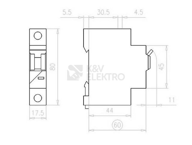 Obrázek produktu Jistič EATON PL6-C25/1 25A 286535 1