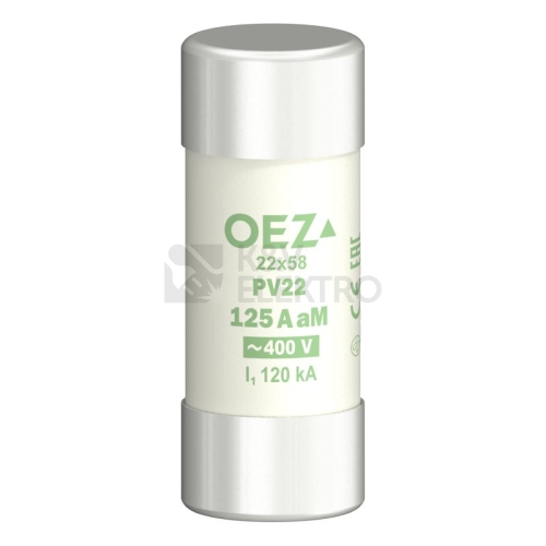 Pojistka válcová OEZ PV22 125A aM