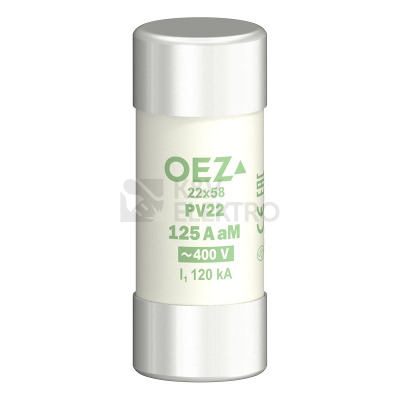 Obrázek produktu Pojistka válcová OEZ PV22 125A aM 0