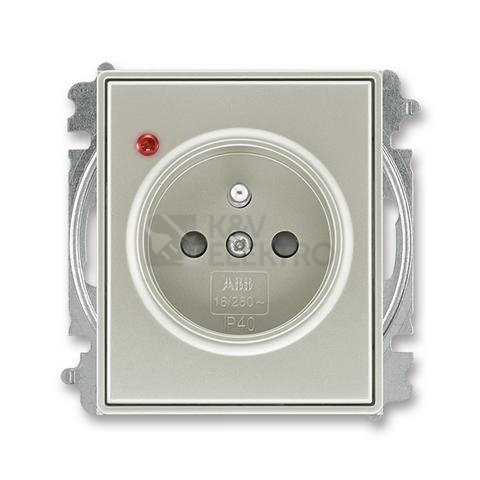 Obrázek produktu ABB Time, Time Arbo zásuvka starostříbrná 5599E-A02357 32 s přepěťovou ochranou 0