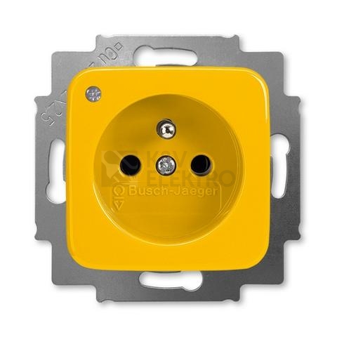 Obrázek produktu  ABB Reflex zásuvka žlutá 5588B-A2349Y se signalizací provozního stavu 0
