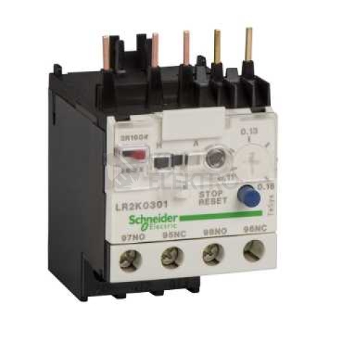 Schneider Electric TeSys tepelné nadproudové relé LR2-K0314 LR2K0314