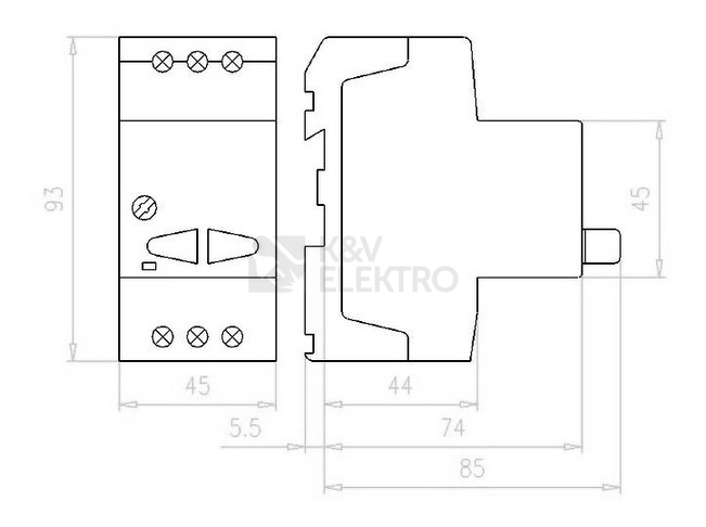 Obrázek produktu Motorový spouštěč EATON PKZM01-6,3 4-6,3A 278483 1