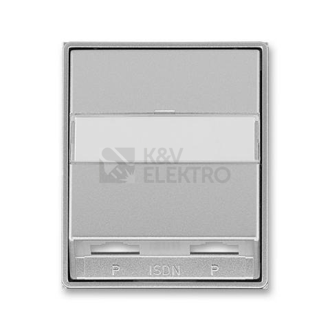 Obrázek produktu ABB Time, Time Arbo kryt zásuvky ISDN titanová 5013E-A00252 08 0
