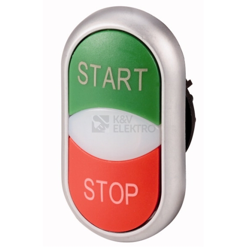 Dvojtlačítko se signálkou START/STOP zelená/červená M22-DDL-GR-GB1/GB0 /216702/