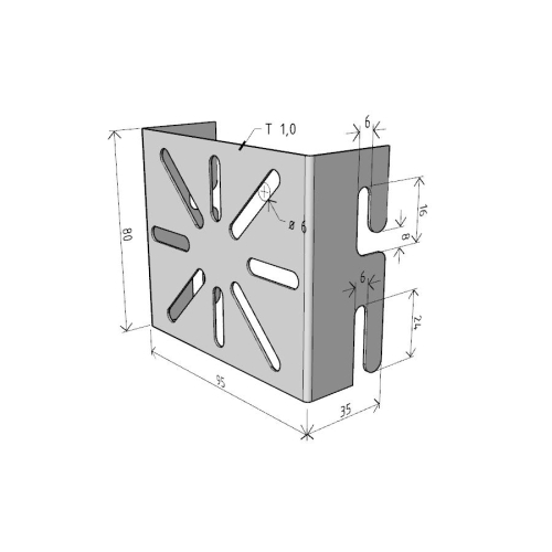 Držák rozvodných krabic Arkys Merkur 2 DZM 1 GZ ARK-214010