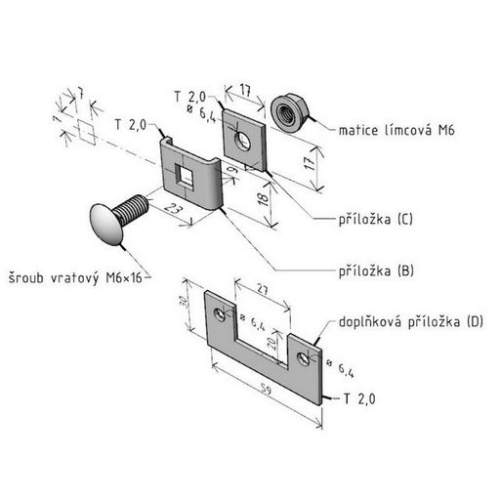 Spojka tvarovací Arkys Merkur 2 SZM 4 GZ ARK-213040