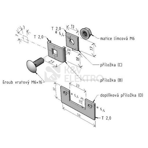 Obrázek produktu  Spojka tvarovací Arkys Merkur 2 SZM 4 GZ ARK-213040 1