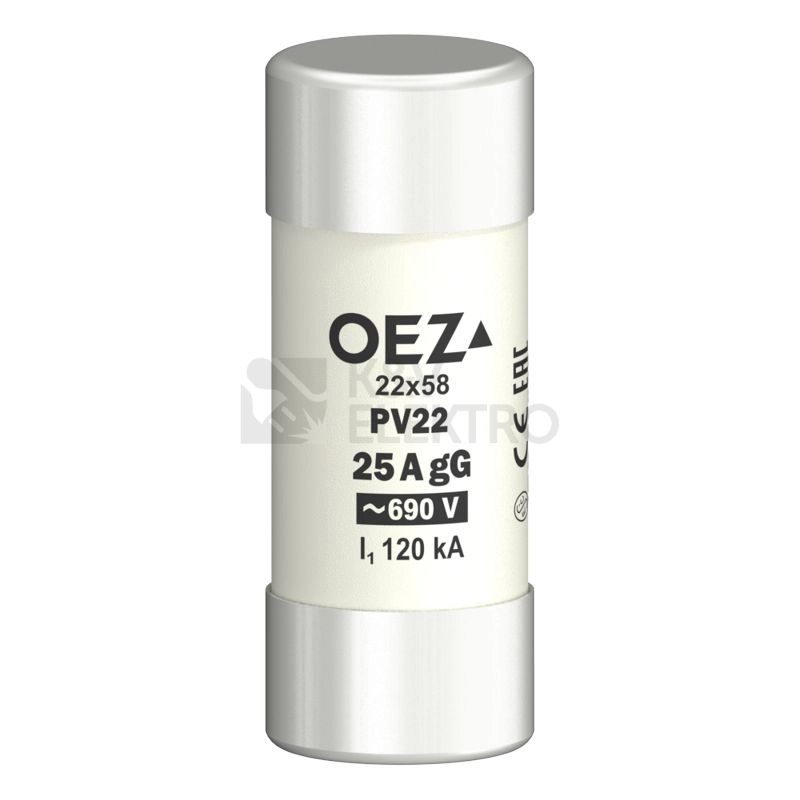 Obrázek produktu Pojistka válcová OEZ PV22 25A gG 0