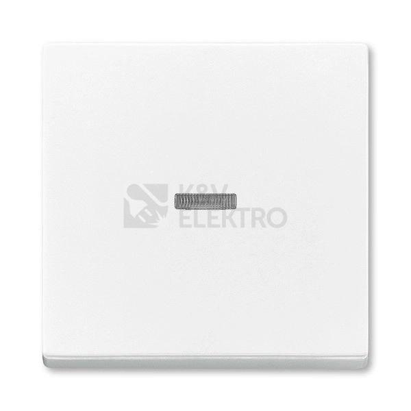 Obrázek produktu ABB kryt vypínače studio bílá 3559B-A0065384 Future Linear, Solo,Solo Carat, Busch-axcent s průzorem 0