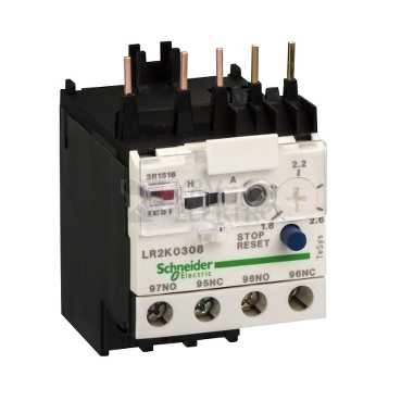 Obrázek produktu Schneider Electric TeSys jistící nadproudové relé tř.10A 1,8-2,6A LR2K0308 0