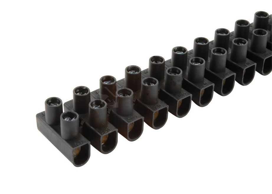 Obrázek produktu Svorkovnice lámací EKL 2 12x2,5-10mm2, černá (čokoláda) 1001050 0