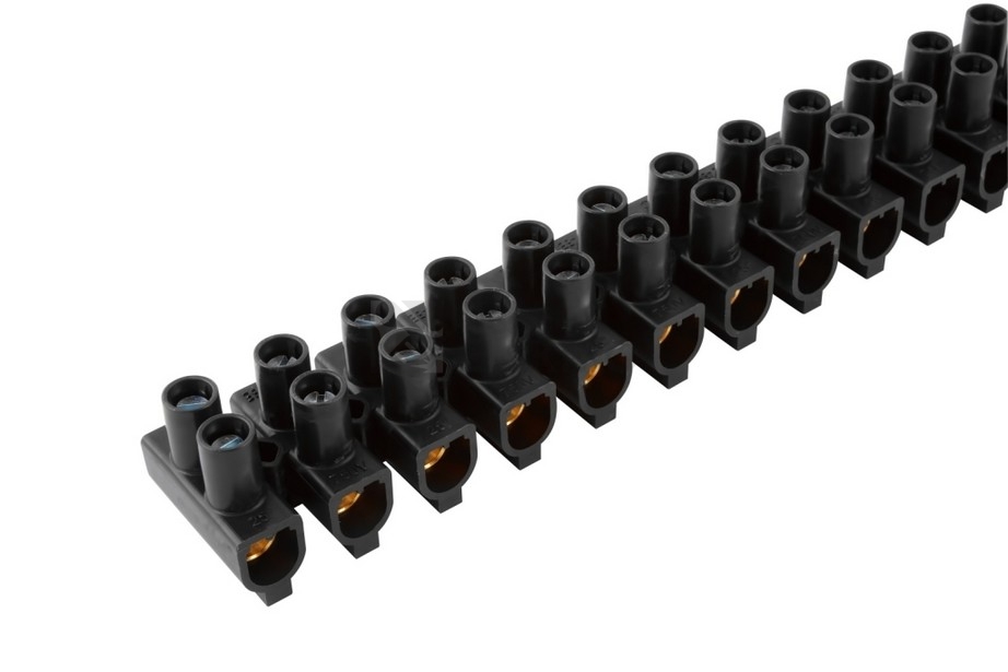 Obrázek produktu Svorkovnice lámací mosaz EKL 4 12x10-25mm2 černá (čokoláda) 1001120 0