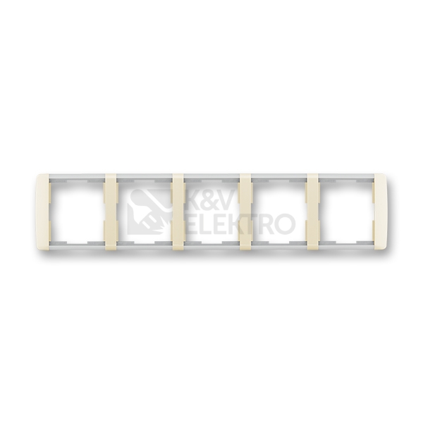 Obrázek produktu ABB Element pětirámeček slonová kost/ledová bílá 3901E-A00150 21 vodorovný 0