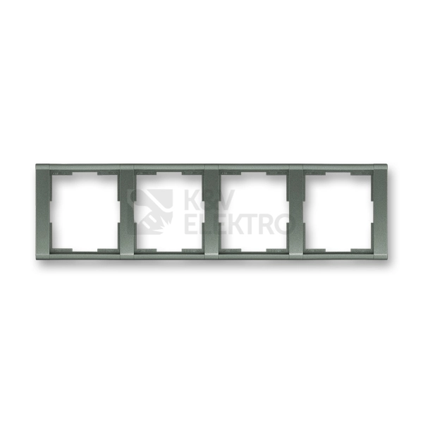 Obrázek produktu ABB Time čtyřrámeček antracitová 3901F-A00140 34 vodorovný 0
