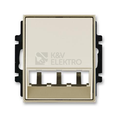 Obrázek produktu ABB Time, Time Arbo kryt LED osvětlení nebo datové zásuvky šampaňská 5014E-A00400 33 pro Panduit Mini-Com 0