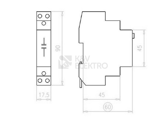 Obrázek produktu Kompenzační blok EATON Z-S/KO pro impulzové relé 270588 1