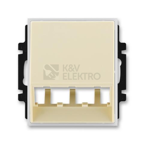 ABB Element kryt LED osvětlení nebo datové zásuvky slonová kost/ledová bílá 5014E-A00400 21 pro Panduit Mini-Com