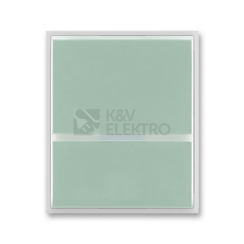 ABB Element kryt vypínače agáve/ledová bílá 3558E-A00653 22 s průzorem