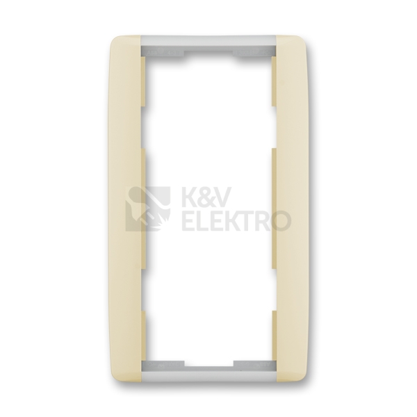 Obrázek produktu ABB Element dvojrámeček slonová kost/ledová bílá 3901E-A00121 21 svislý 0