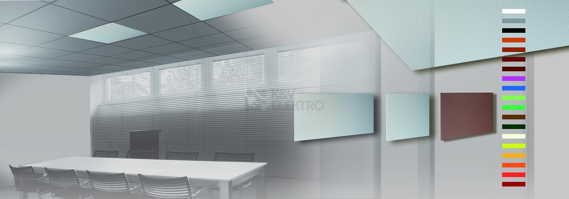 Obrázek produktu  Sálavý panel 600W stropní ECOSUN 600 U 2