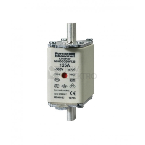 POJISTKA NH00/000 125A 500V gL/gG SIROKA