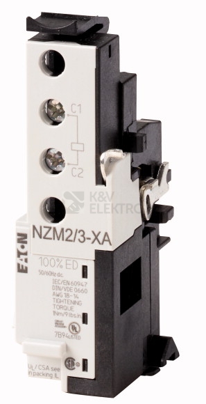 Obrázek produktu Napěťová spoušť EATON NZM2/3-XA208-250AC/DC 259763 0