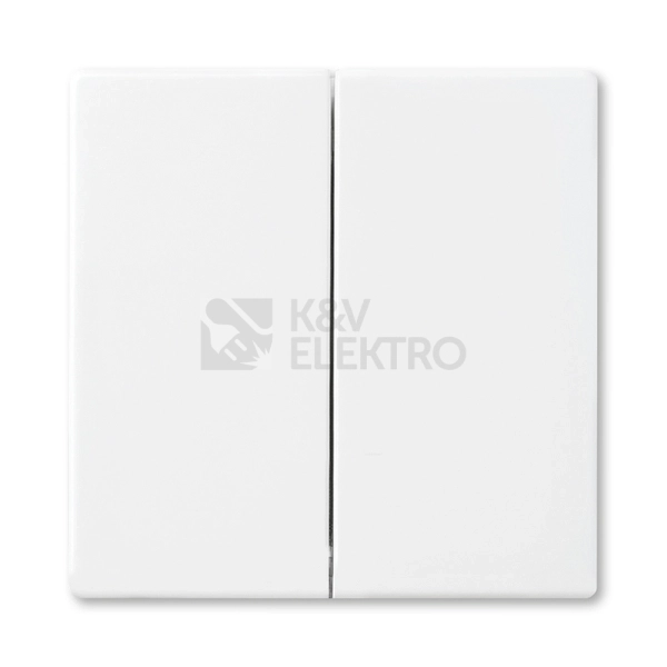 Obrázek produktu ABB kryt vypínače dělený studio bílá 3559B-A0065284 Future Linear, Solo,Solo Carat, Busch-axcent 0
