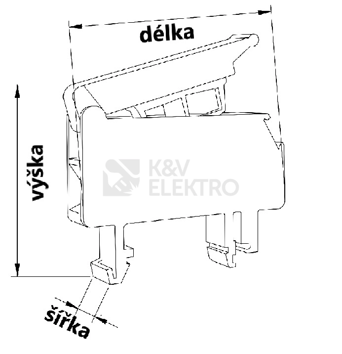 Obrázek produktu Svorka Elektro Bečov RSP-4 LED pojistková A681210 1