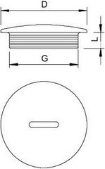 Zátka šroubovací OBO 108 M20 PS 2033011 (obrázek 4)