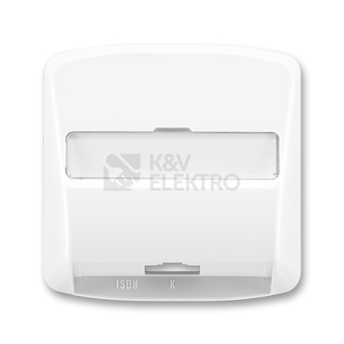 ABB Tango kryt zásuvky ISDN koncové, jednonásobné bílá 5013A-A00251 B