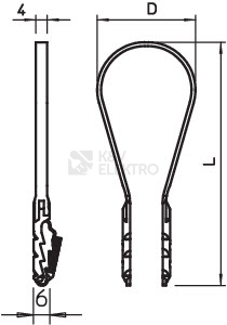 Obrázek produktu Příchytka OBO 1973 3-13 LGR d=3-13mm 2148803 1