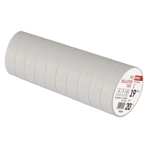 Izolační páska EMOS F61921 19mm x 20m bílá