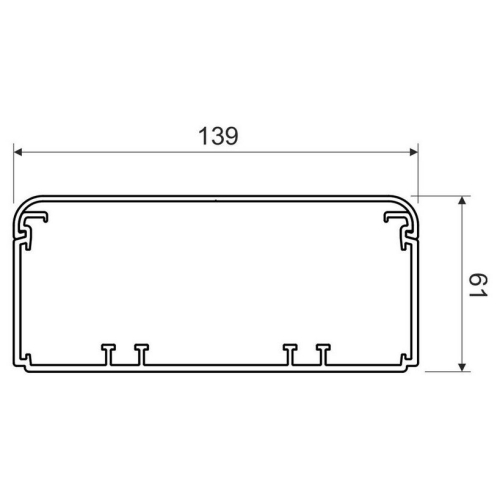 Parapetní žlab KOPOS EKE 140×60 HD 2m bílá