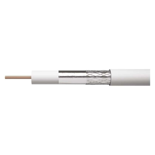 Koaxiální kabel bílý CB50F EMOS S5231S metráž