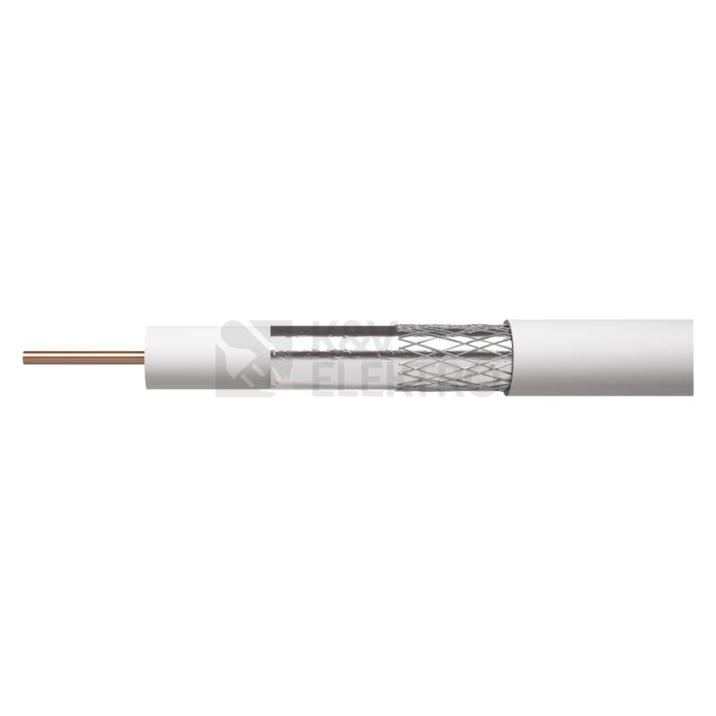 Obrázek produktu Koaxiální kabel CB50F EMOS S5231S bílý 0
