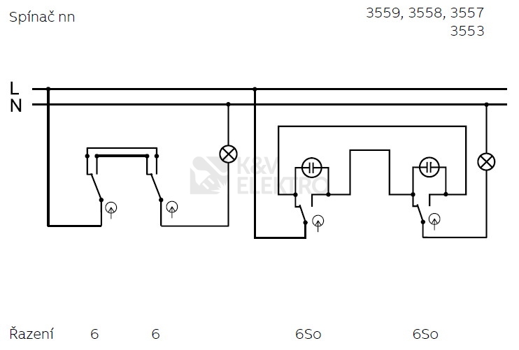 Obrázek produktu ABB vypínač č.6So 3559-A06345 2