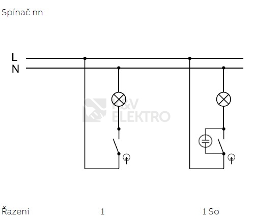 Obrázek produktu ABB vypínač č.1So 3559-A01345 1