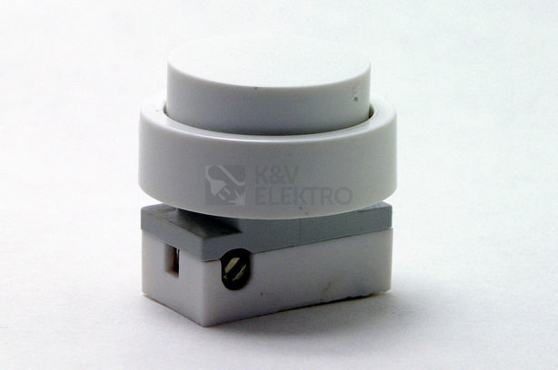 Obrázek produktu Vypínač Desko 3274-01874 tlačítkový vestavný 2A 250V bílý 0
