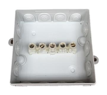 Obrázek produktu  Krabice OBO ECO 14/5 IP54 100x100x42 se svorkovnicí šedá 2001013 1
