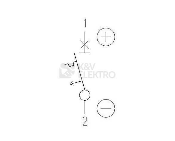 Obrázek produktu Jistič EATON PL7-6/1/C-DC 6A PL7-C6/1-DC 264886 2