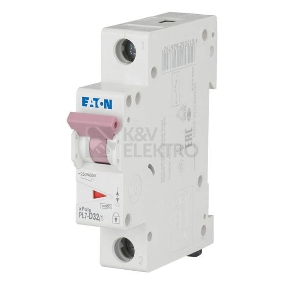 Obrázek produktu Jistič EATON PL7-D32/1 32A 262719 0