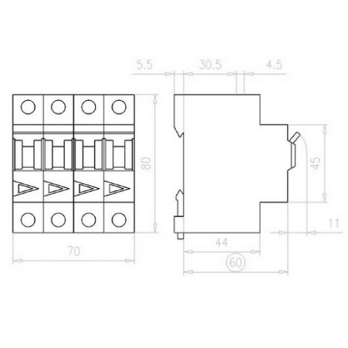 Jistič EATON PL7-13/3N/B 13A PL7-B13/3N 263984