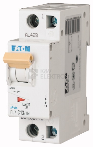 Obrázek produktu Jistič EATON PL7-C13/1N 13A 262748 0